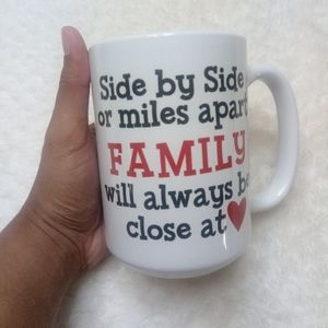 Side by Side or Miles apart FAMILY will always be